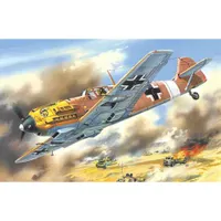 Messerschmitt Bf 109E-7/Trop, WWII German Fighter 1/72 #72133 by ICM