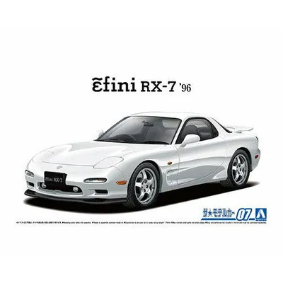 1996 Mazda FD3S RX-7 1/24 Model Car Kit #06127 by Aoshima