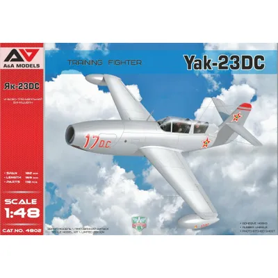 Yak-23 DC (Dubla Comanda) Training Fighter 1/48 #AAM4802 by A&A Models