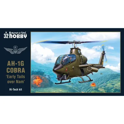 AH-1G Cobra ‘Early Tails over Vietnam’ Hi-Tech Kit 1/32 #SH32082 by Special Hobby