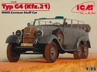 Typ G4 (Kfz.21), WWII German Staff Car 1/35 #35538 by ICM