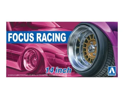 FOCUS RACING 14inch 1/24 Car Accessory Model Kit #05374 by Aoshima