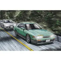 Initial D Nissan Iketani Koichiro S13 Silvia 1/24 Model Car Kit #05964 by Aoshima