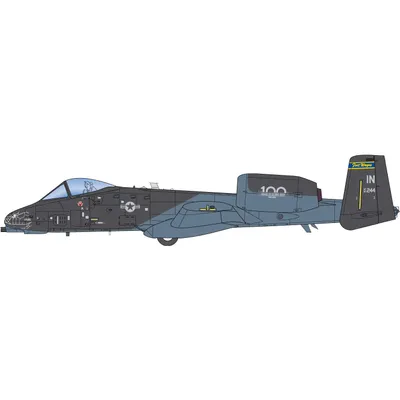 USAF Attack Aircraft A-10C Thunderbolt II 'Blacksnake' 1/48 by Platz x Italeri