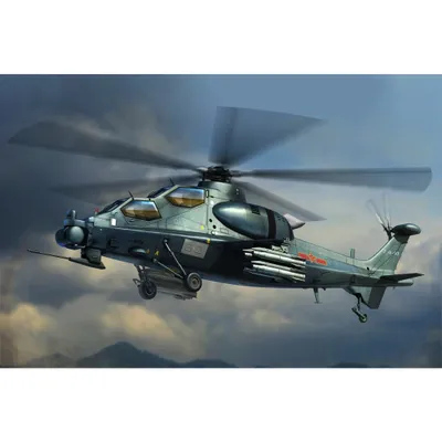 Chinese Z-10 Attack Helicopter 1/72 #87253 by Hobby Boss