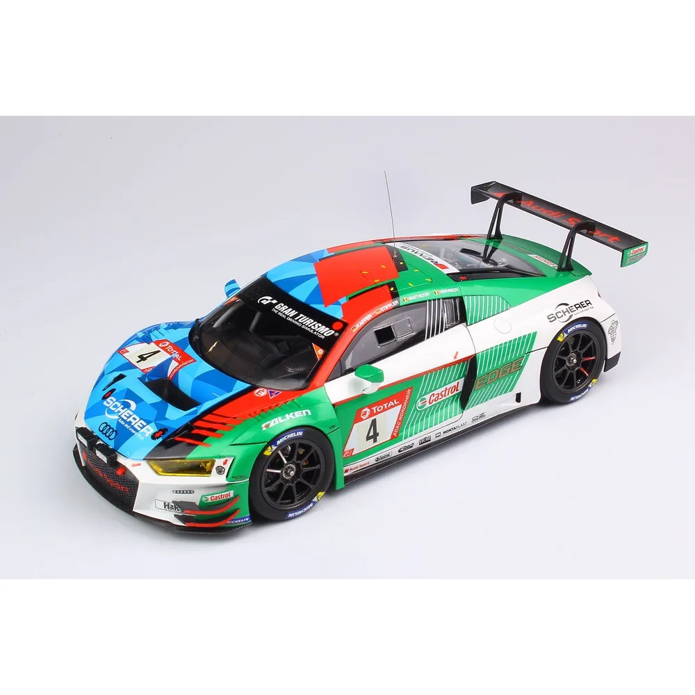 Racing Series: Audi R8 LMS EVO Nurburgring 24H 2019 Winner 1/24 Model Car Kit #PN24026 by Platz