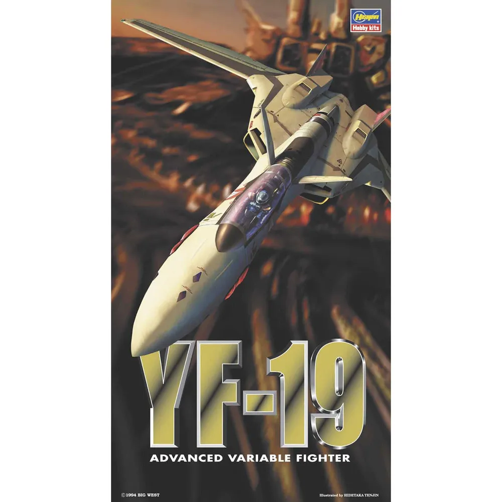 Macross Plus YF-19 Advanced Variable Fighter 1/72 #65709 by Hasegawa