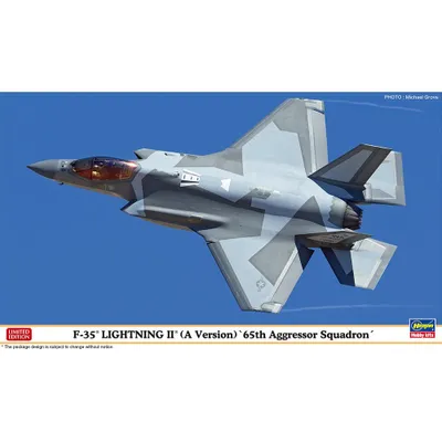 F-35 Lightning II (A Version) 65th Aggressor Squadron Jet 1/72 #02420 by Hasegawa