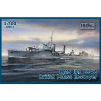 HMS Ilex 1942 British I-Class Destroyer 1/700 Model Ship Kit #70011 by IBG Models