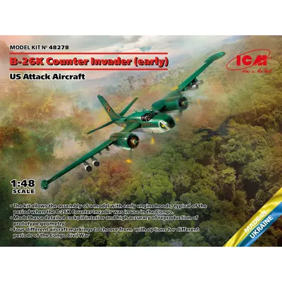 B-26K Counter Invader (Early) US Attack Aircraft 1/48 #48278 by ICM