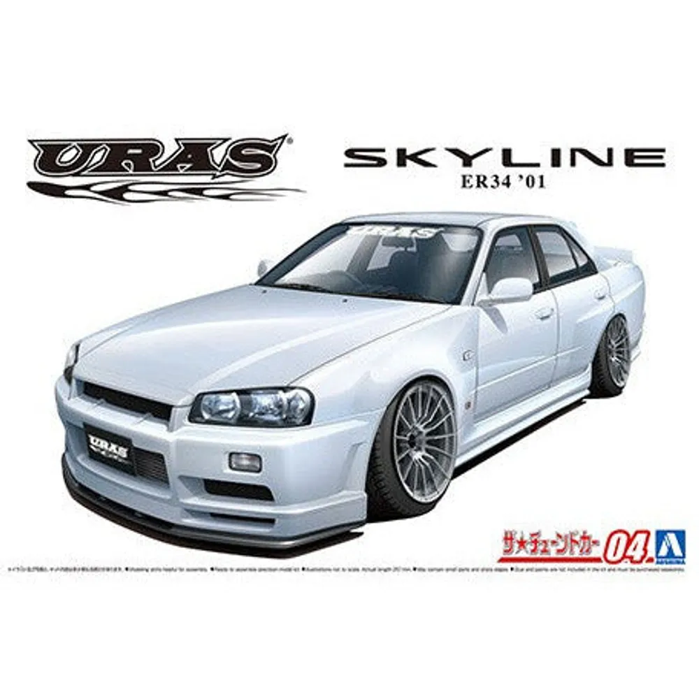 Nissan Uras ER34 Skyline Type-R 2001 1/24 #5534 by Aoshima