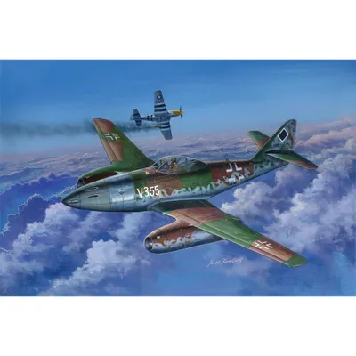 Messerschmitt Me 262 A-1a/U5 1/48 # 80373 by Hobby Boss