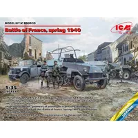 German Combat Vehicles Battle of France Spring 1940 1/35 #DS3515 by ICM