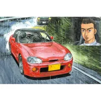 Initial D Sakamoto EA11R Cappuccino 1/24 Model Car Kit #06495 by Aoshima