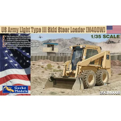 US Army Light Type III Skid Steer Loader 1/35 (M400W) by Gecko Models