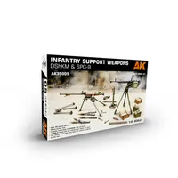 Infantry Support Weapon Set 1: DShKM & SPG-9 1/35 #AK35005 by AK Interactive