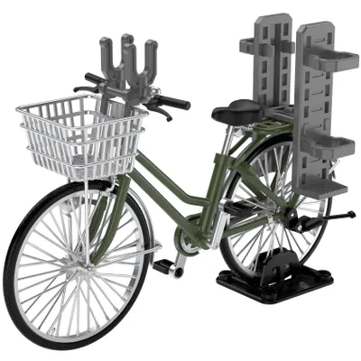 Commuting Bicycle Defense School Olive Drab #LM007 Little Armory 1/12 Detail Kit by Tomytec