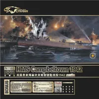 HMS Campbeltown 1942 (Deluxe Edition) 1/700 Model Ship Kit #FH1105S by Flyhawk