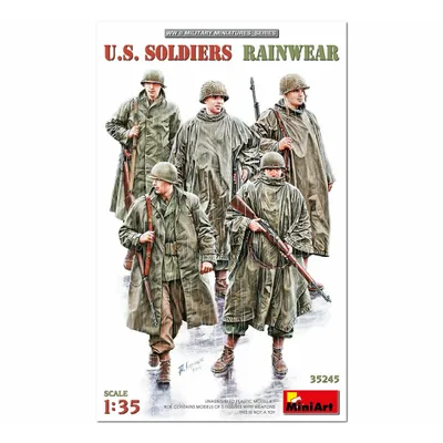 U.S. Soldiers Rainwear #35245 1/35 Figure Kit by MiniArt