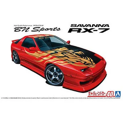 BN Sports Mazda FC3S RX-7 1989 1/24 #6150 by Aoshima