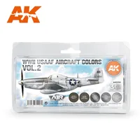 AK Interactive Paint Set 3G Air WWII USAAF Aircraft Colors Vol.2