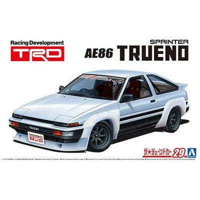 TRD AE86TRUENO N2 1985 (Toyota) 1/24 #5896 by Aoshima