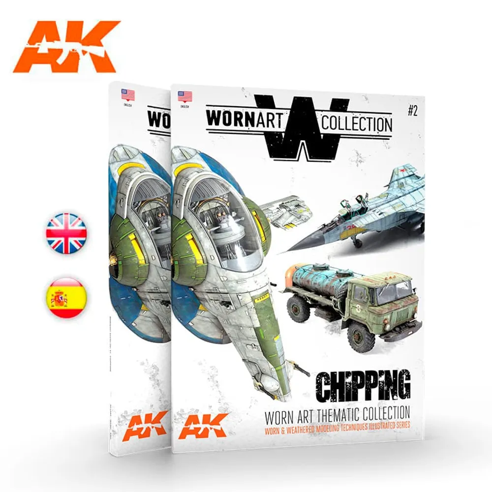 AK Interactive Worn Art Collection #02 Chipping