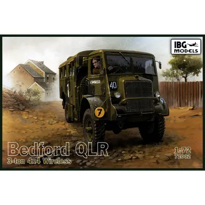 Bedford QLR 3 ton 4x4 Wireless 1/72 #72002 by IBG Models