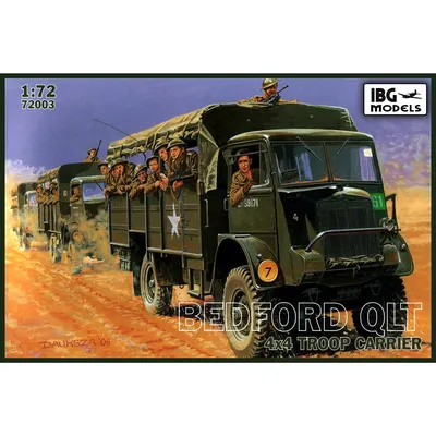 Bedford QLT 4x4 Troop Carrier 1/72 #72003 by IBG Models