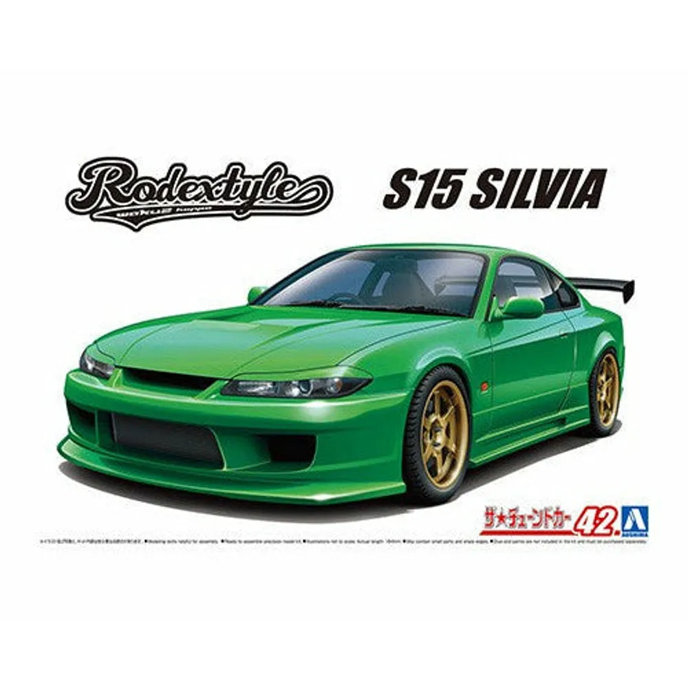 Tuned Car #42, Rodextyle S15 Silvia '99 (Nissan) 1/24 #06879 by Aoshima