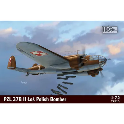 PZL. 37 B II Los – Polish Bomber Plane 1/72 #72515 by IBG Models