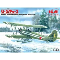 U-2/Po-2 WWII Soviet Multi-Purpose Aircraft 1/48 #48251 by ICM