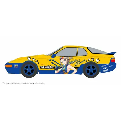 Porsche 968 “Egg Girls Amy Mcdonnell” 1/24 Model Car Kit #52338 by Hasegawa