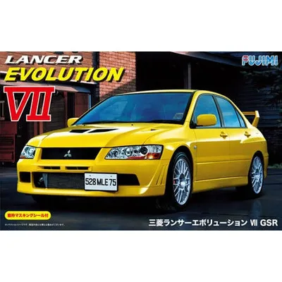 Mitsubishi Lancer Evolution VII GSR with Window Frame Masking 1/24 #39206 by Fujimi