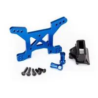 TRA6739X Shock Tower, Front - Blue Aluminum