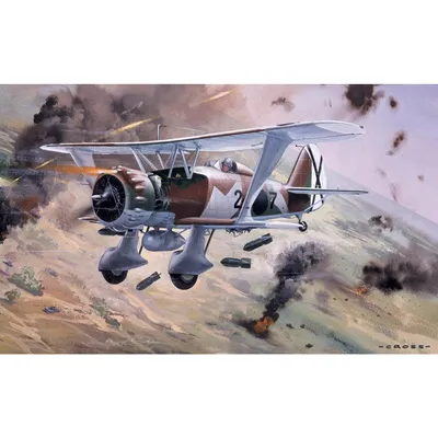 Henschelhs 123A-1 1/72 #02051 by Airfix