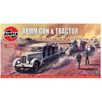 German 8mm Flak Gun & Tractor 1/76 #02303V by Airfix