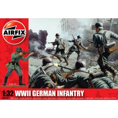 WWII German Infantry 1/32 #02702 by Aifix