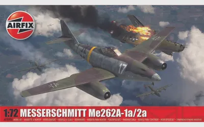 Messerschmitt Me262-1A/2A 1/72 #03090A by Airfix