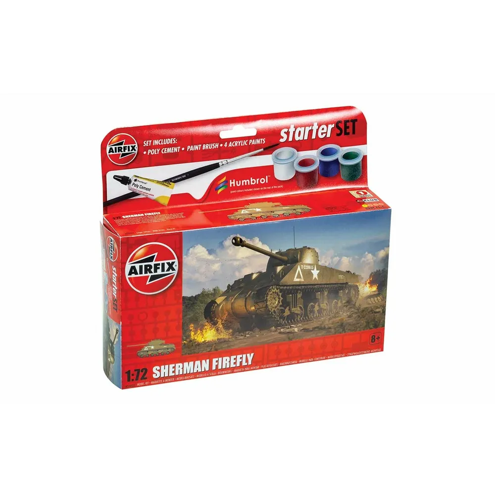 Sherman Firefly Beginner Set #55003 1/72 by Airfix