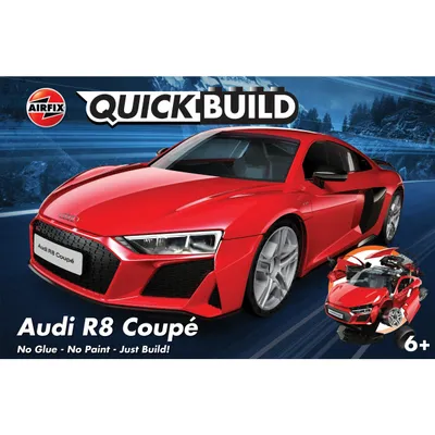 Audi R8 Coupe 1/24 Quick Build Car Kit #J6049 by Airfix