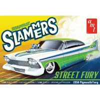 1958 Plymouth Fury Street Slammers 1/25 Snap Kit #1226M by AMT