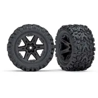 Traxxas Tires & Wheels, Assembled, Glued (2.8') (Rustler 4X4) - TRA6773