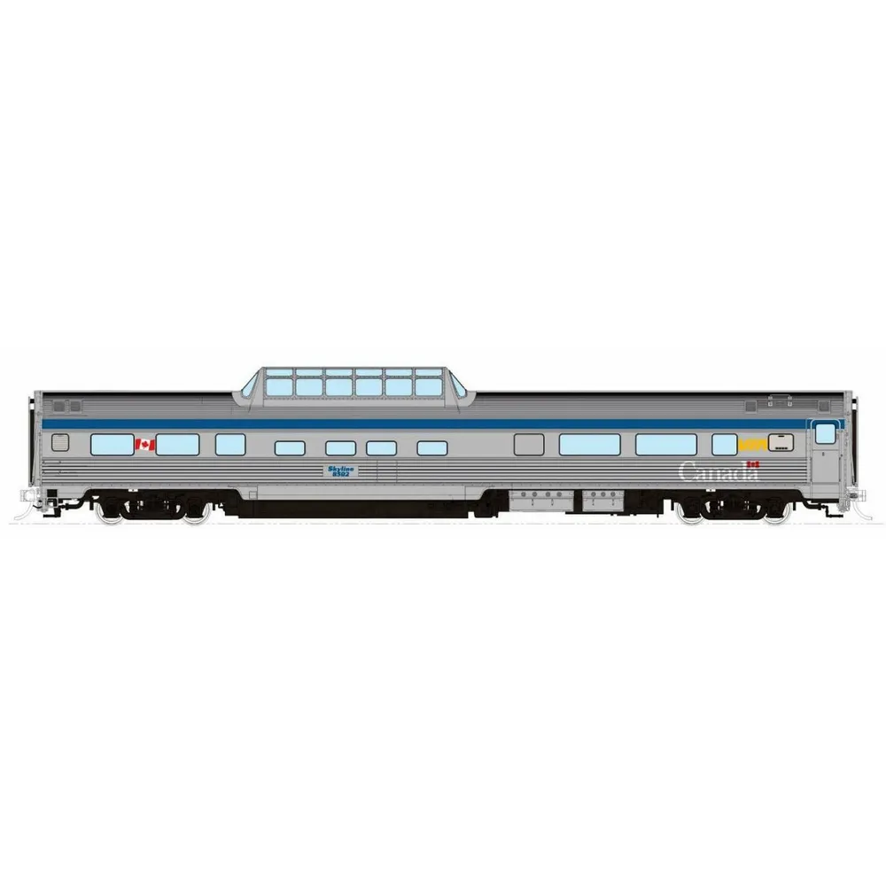 HO Scale Budd Mid-Train Dome: VIA Rail Canada #8504