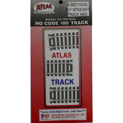 1.5" Straight Track (4/pk) (HO)