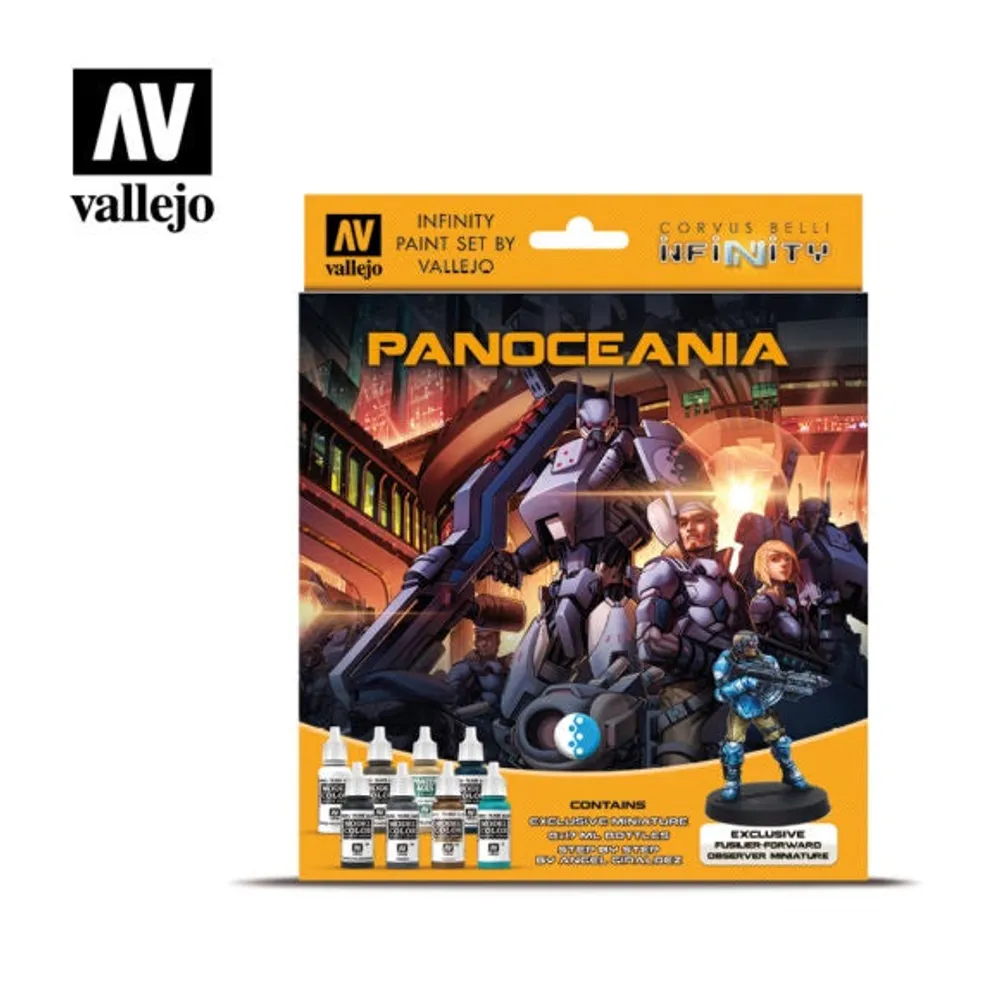 VAL70231 Infinity Panoceania Miniature Paint Set
