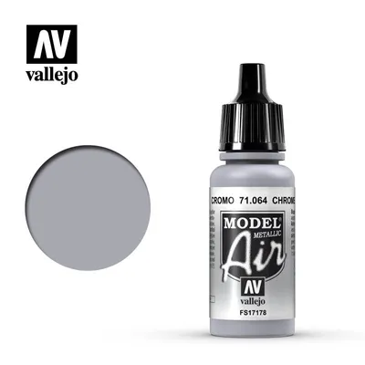 Vallejo Model Air 71.064 Chrome (Metallic) 17mL