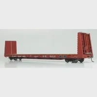 Rapido 147003 HO National Steel Car Bulkhead Flatcar: CN Rail - Mineral Brown