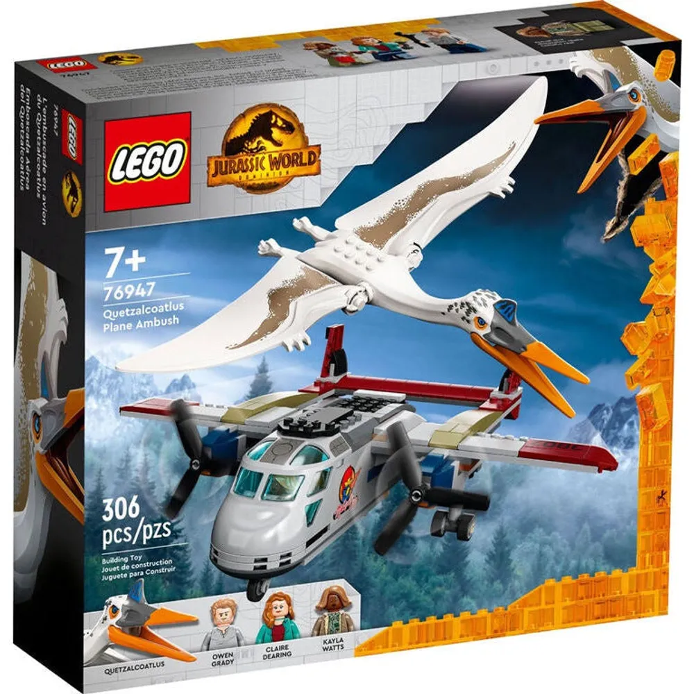 Lego Jurassic World: Quetzalcoatlus Plane Ambush 76947