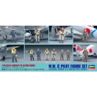 Hasewaga WW II Pilot Figure Set 1/48 by Hasegawa